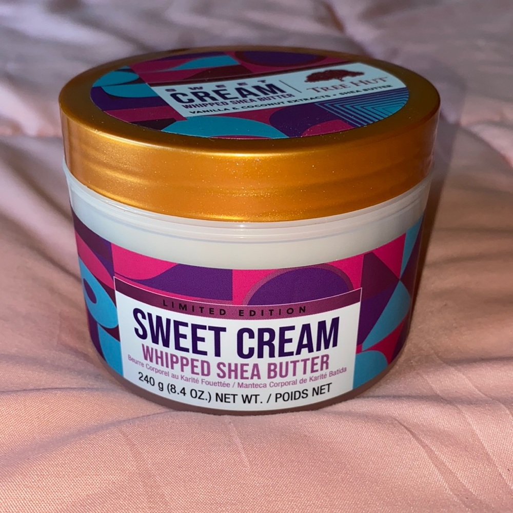 Tree Hut SWEET CREAM Whipped shea butter 8.4 oz container